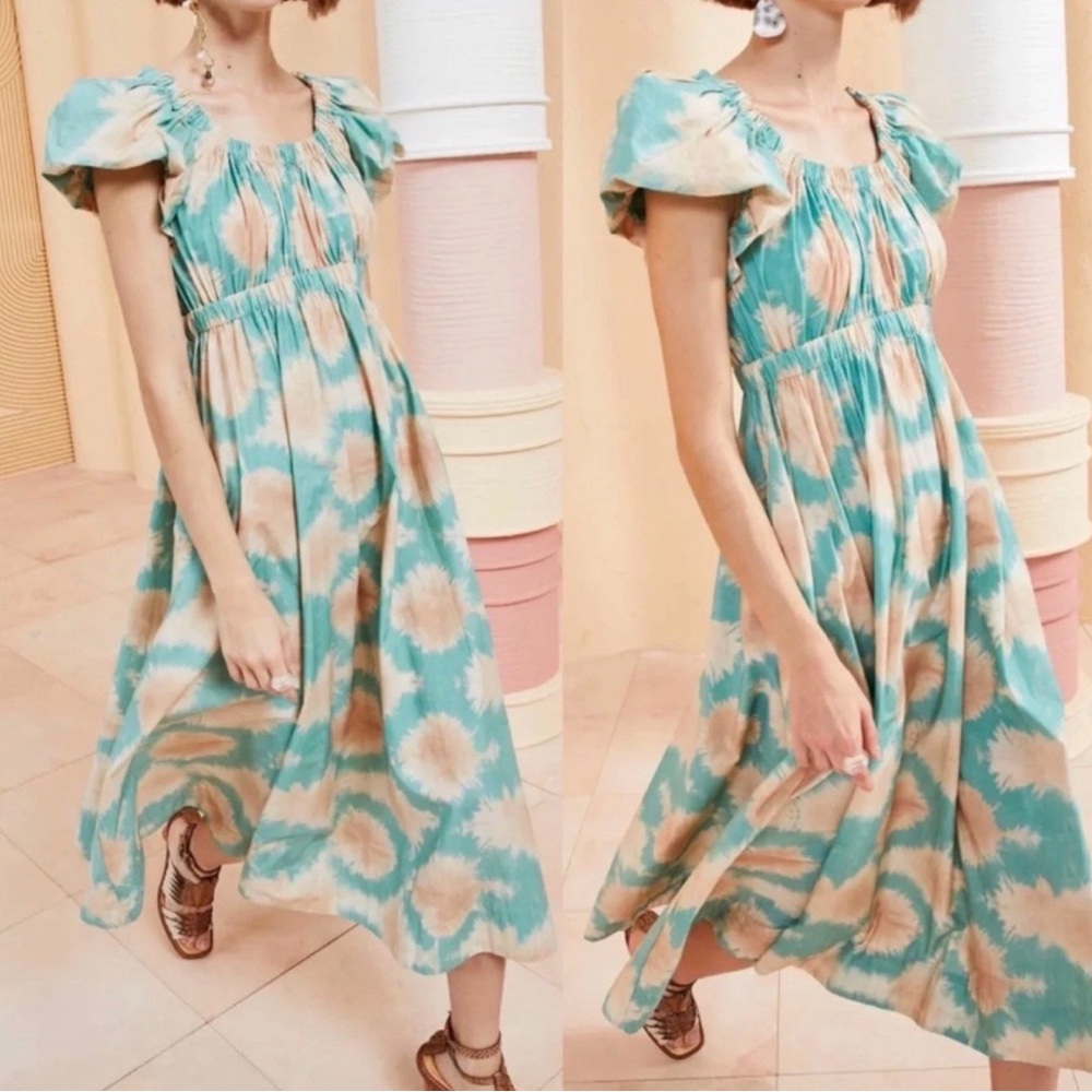 Ulla Johnson Tie dye Nannette dress (100% cotton)